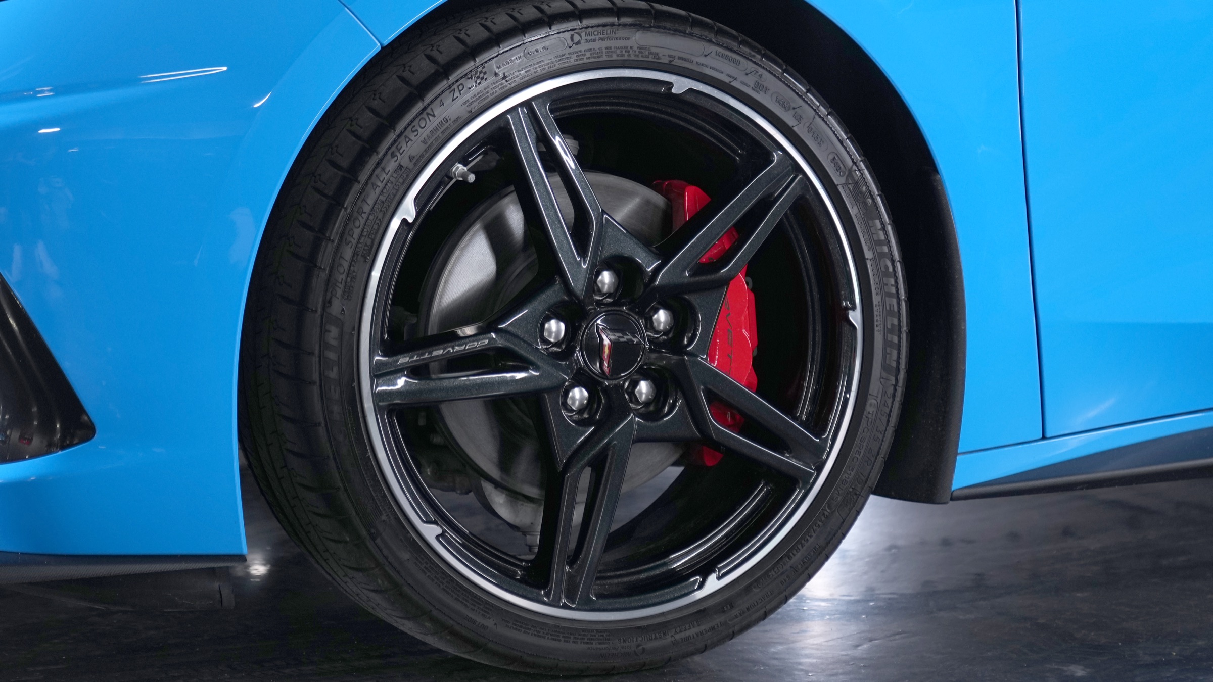 Miami Rapid Blue Corvette C8 Stingray rental image #2