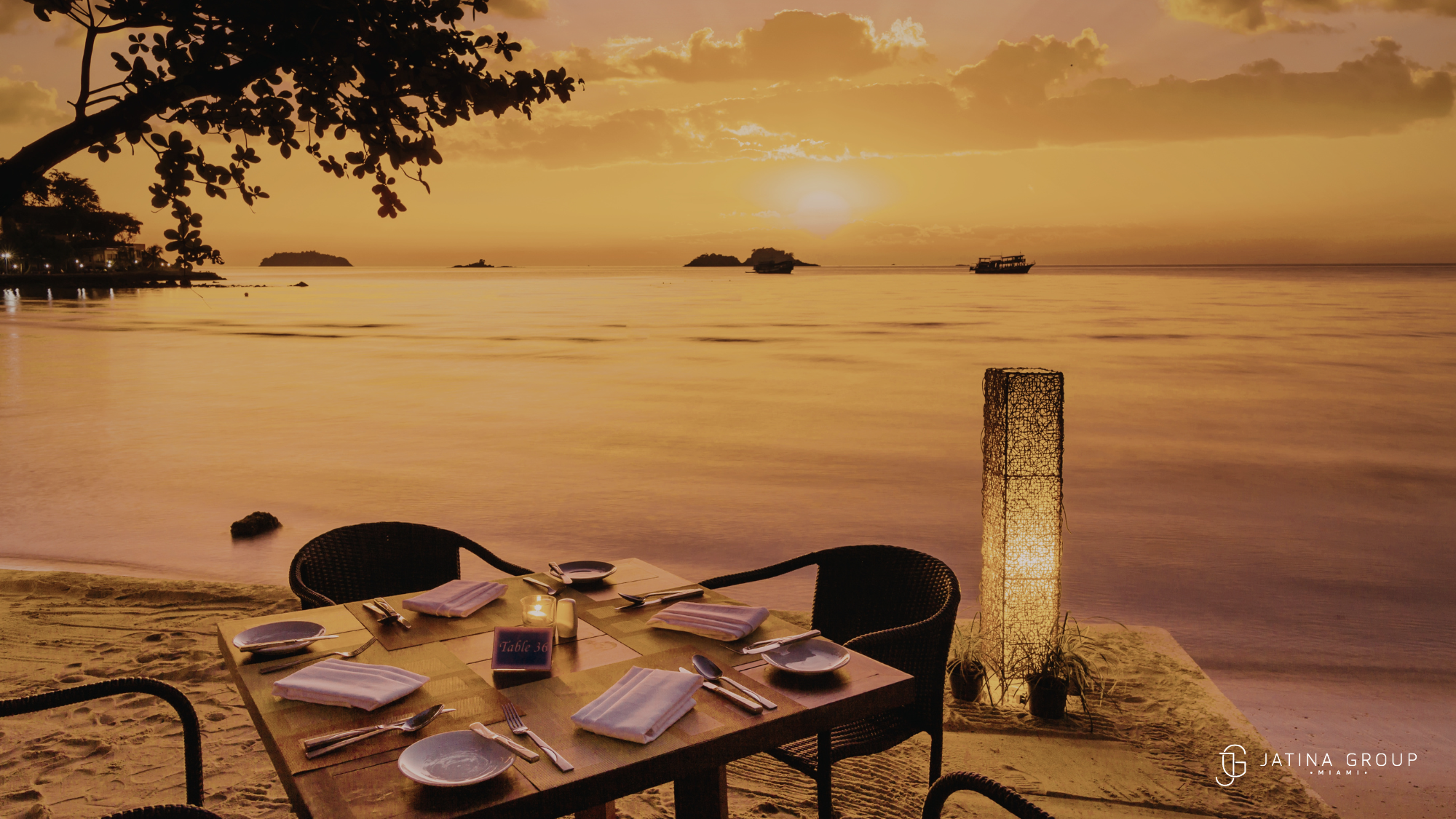 Miami Romantic Villa Dinner