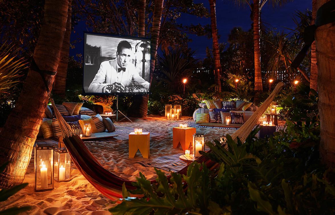 Miami Villa Movie Night