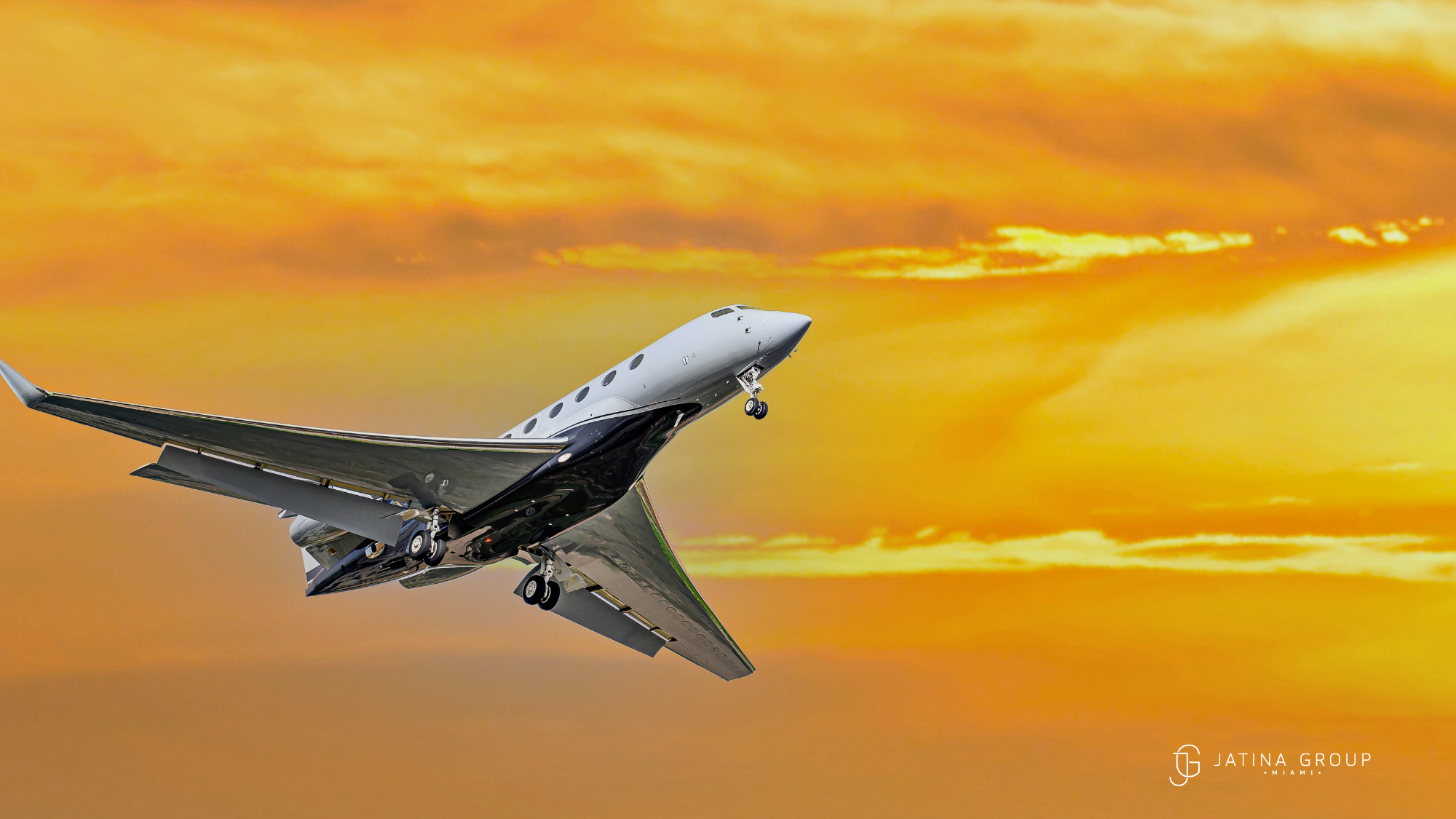 Private Aviation Miami Fbo Departure Sunset Jet
