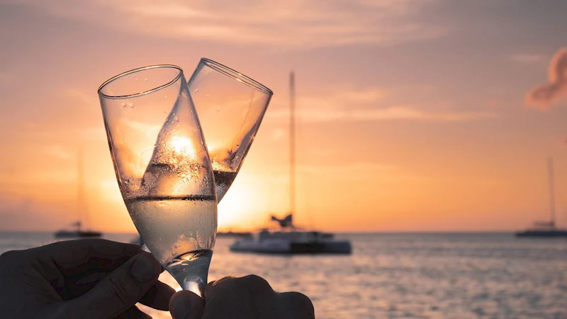 Venetian Islands Yacht Sunset