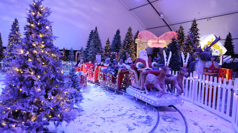 Dolphin Mall Snowfall Christmas