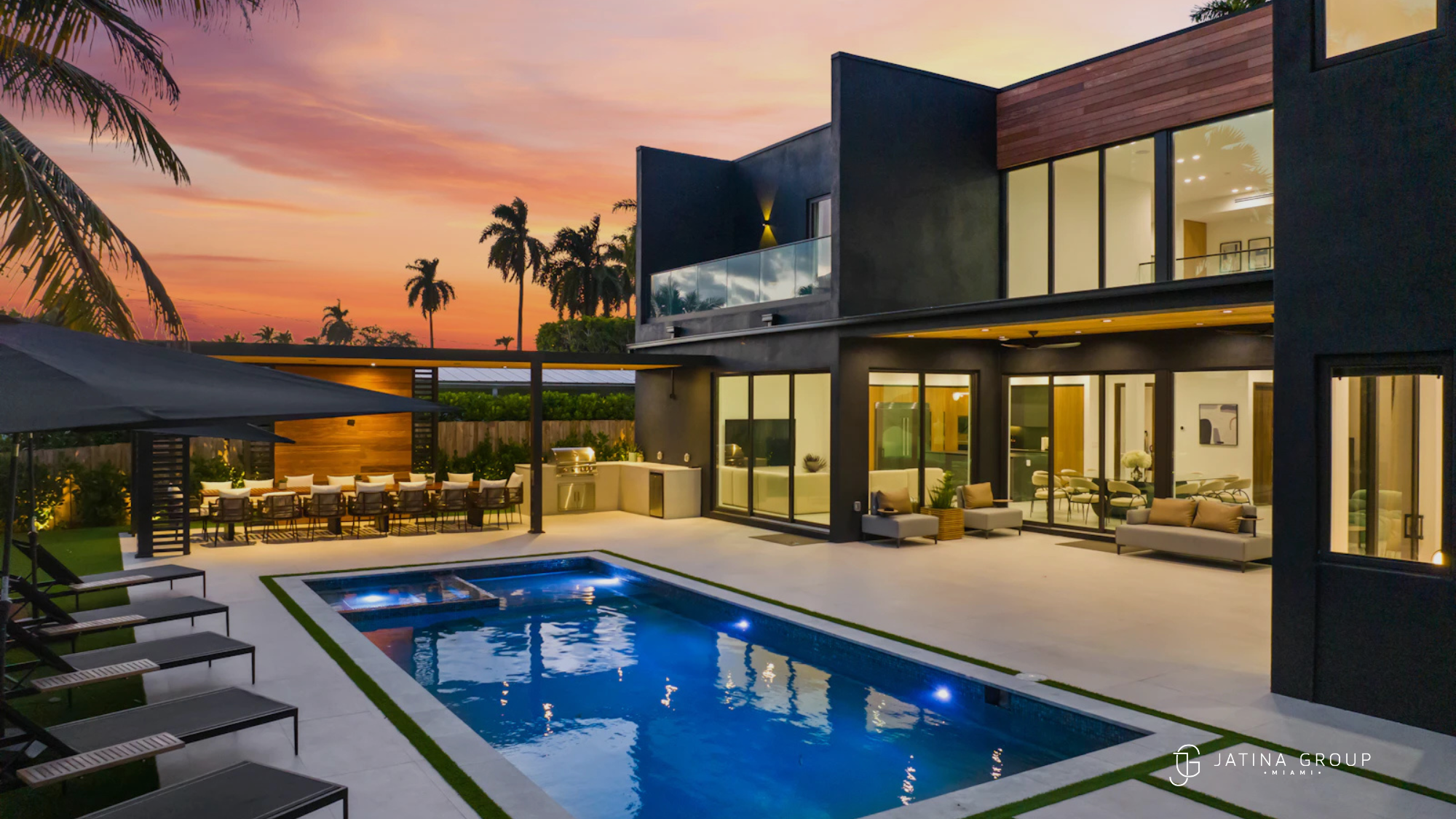 Miami Villa Evening Celebration