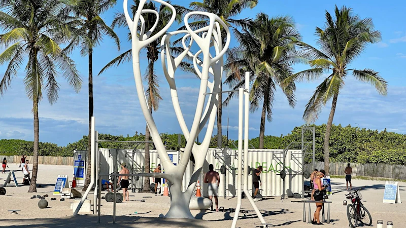 Outdoor Workout Miami Morning