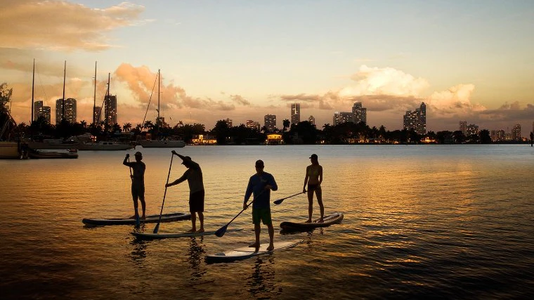 Sunrise Paddleboarding Biscayne