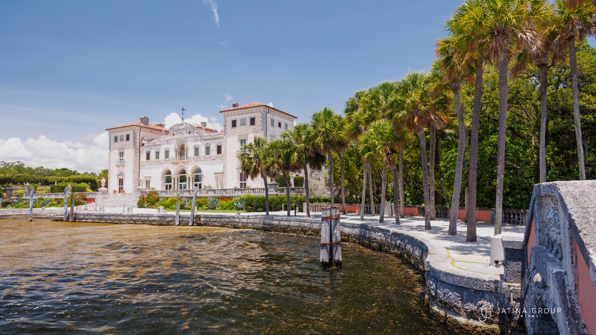 Vizcaya Gardens Miami Scenic View