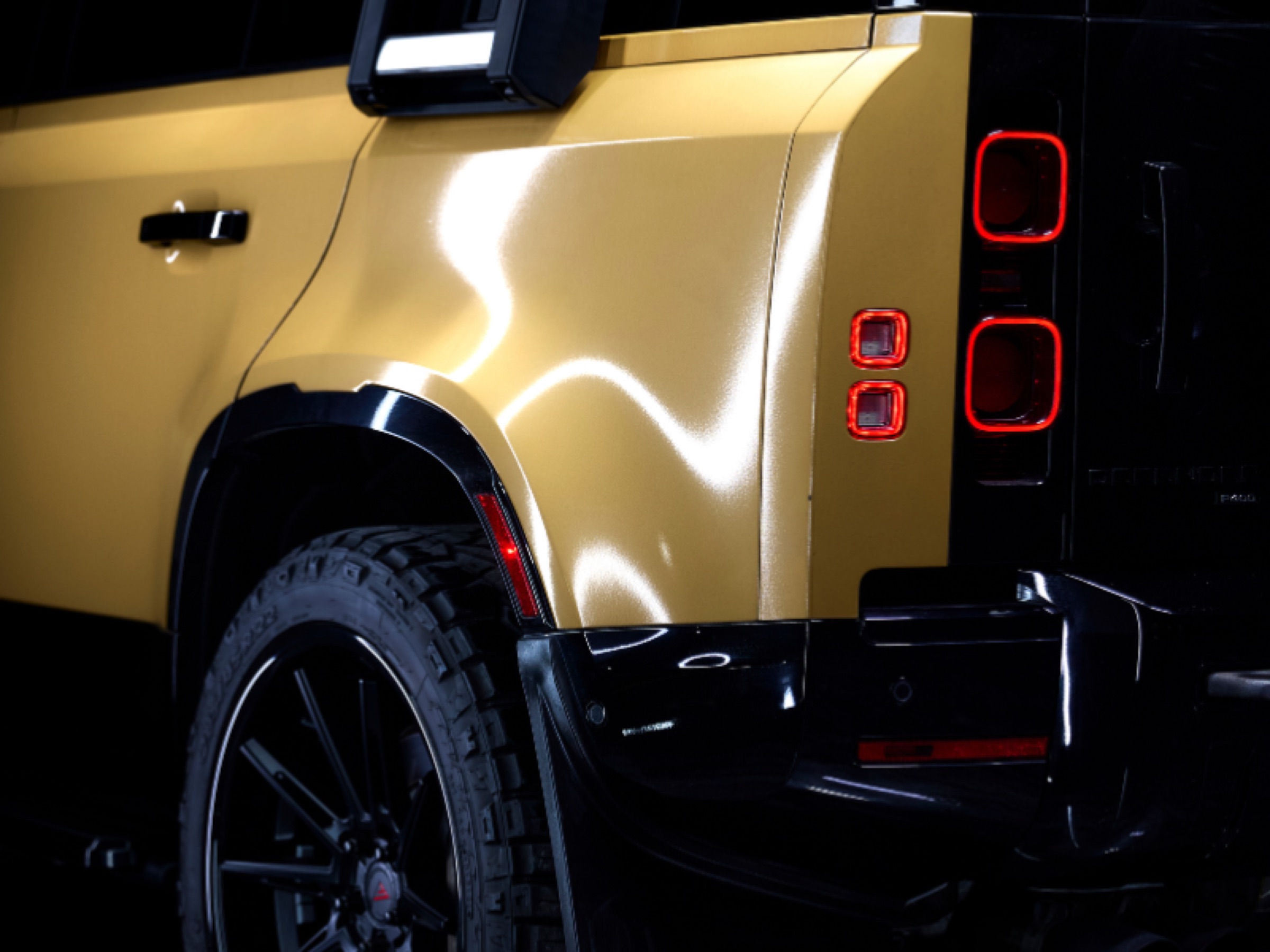 Miami Yellow Land Rover Defender Trophy rental image #4