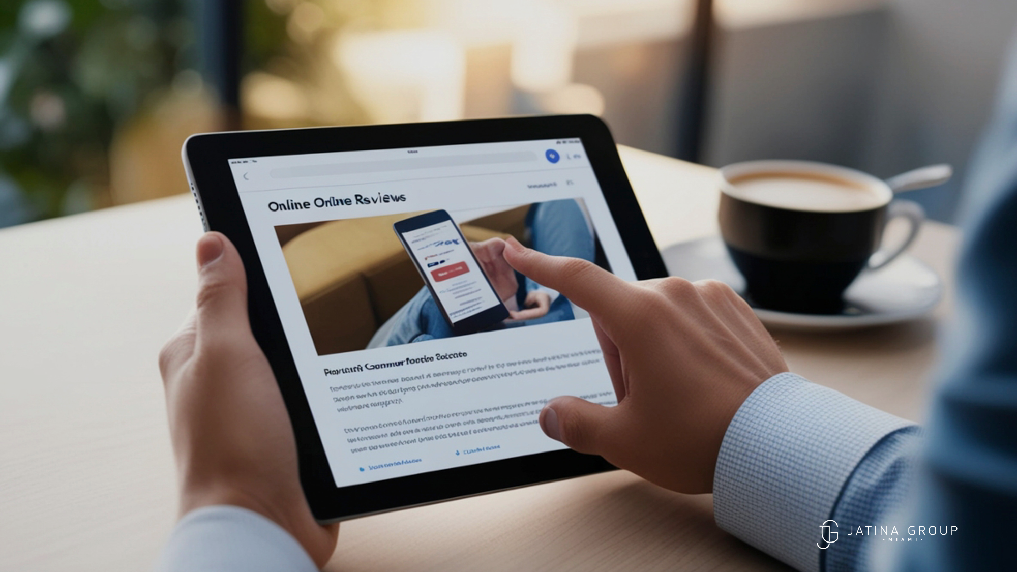 Smart Traveler Checking Villa Reviews Before Booking