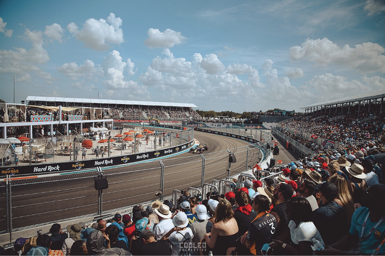 Grandstand Hairpin Turn Miami2025
