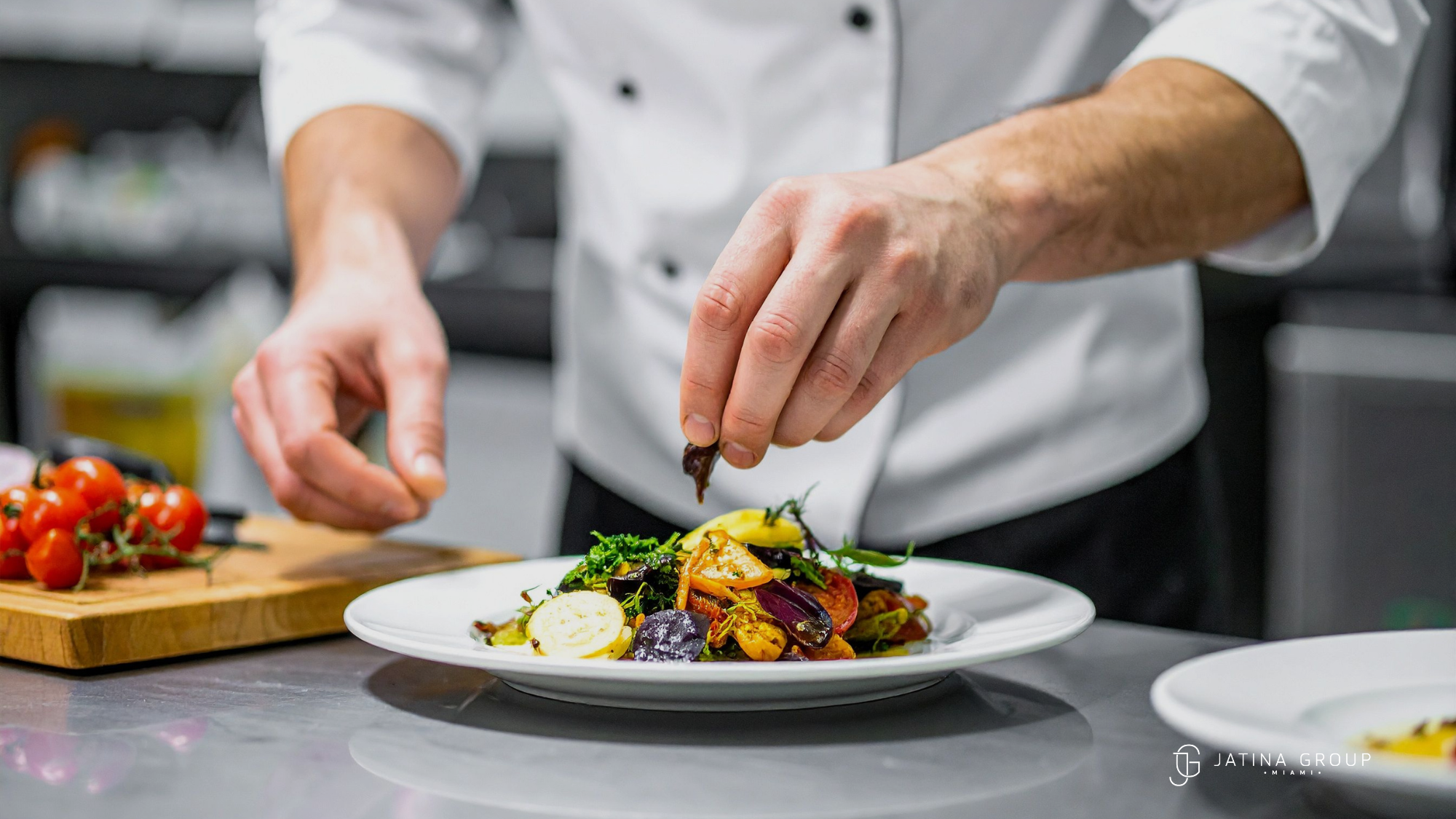 Private Wine Dinner Miami Chef Plating Course