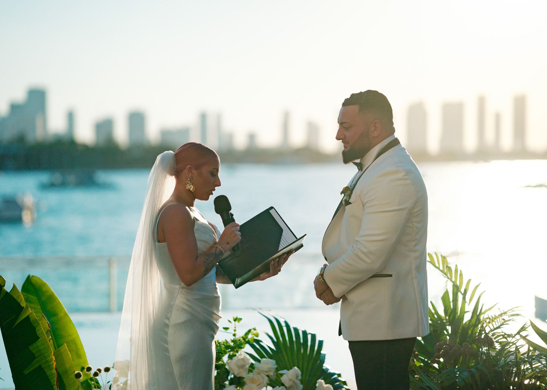 Miami Villa Wedding Ceremony