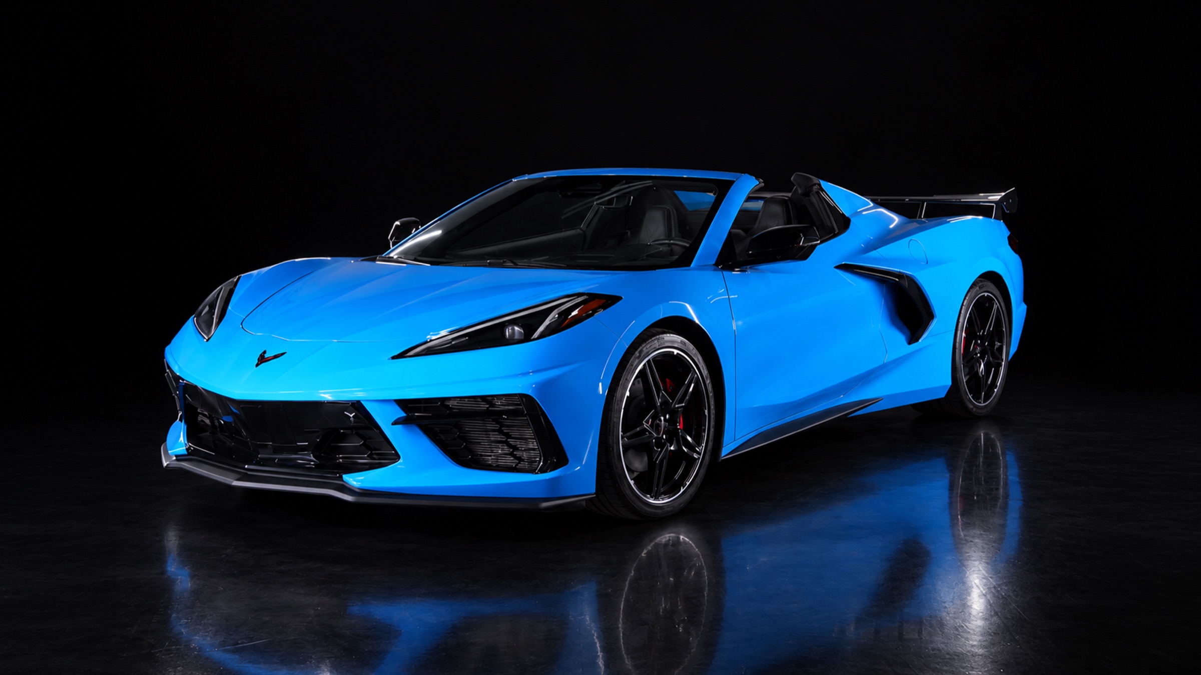 Rapid Blue Corvette C8 Stingray rental in Miami