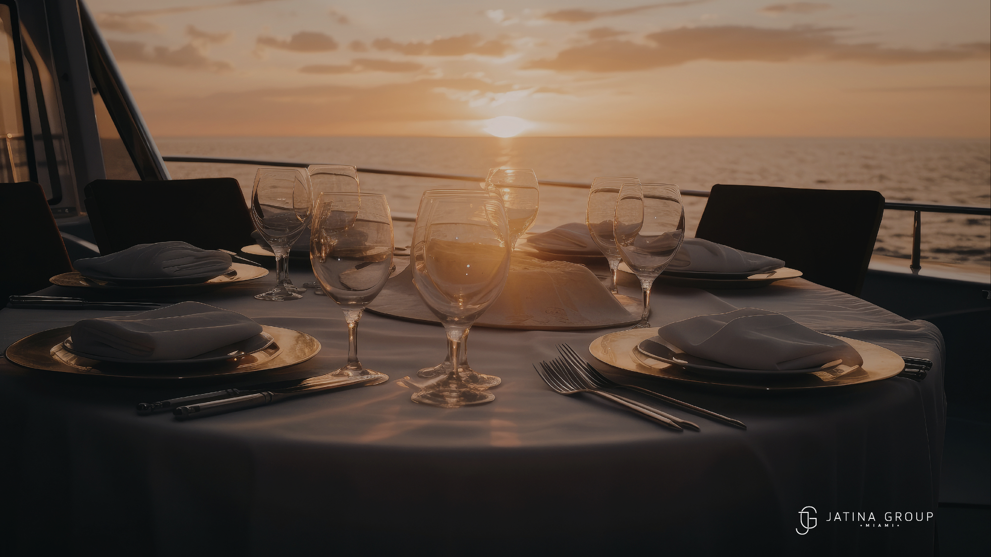 Sunset Poolside Dining Miami