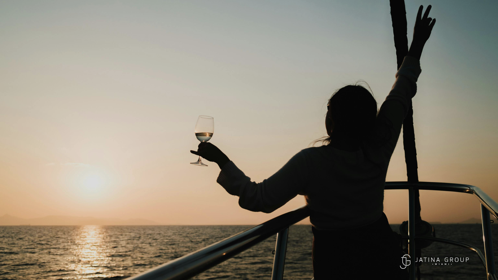 Miami Yacht Sunset Romance