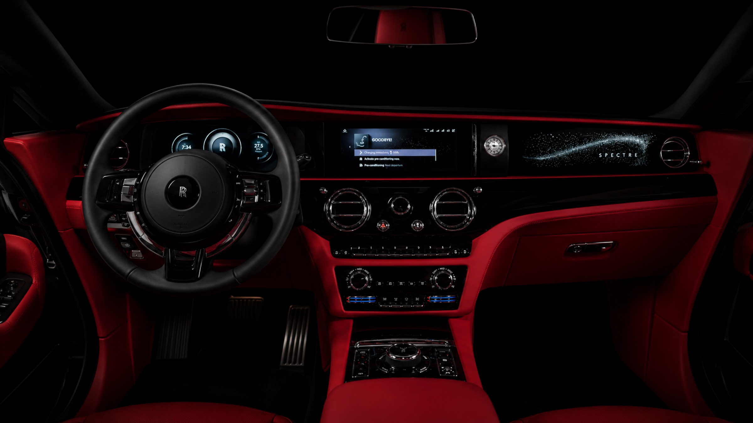 Miami Black Rolls-Royce Spectre rental image #4
