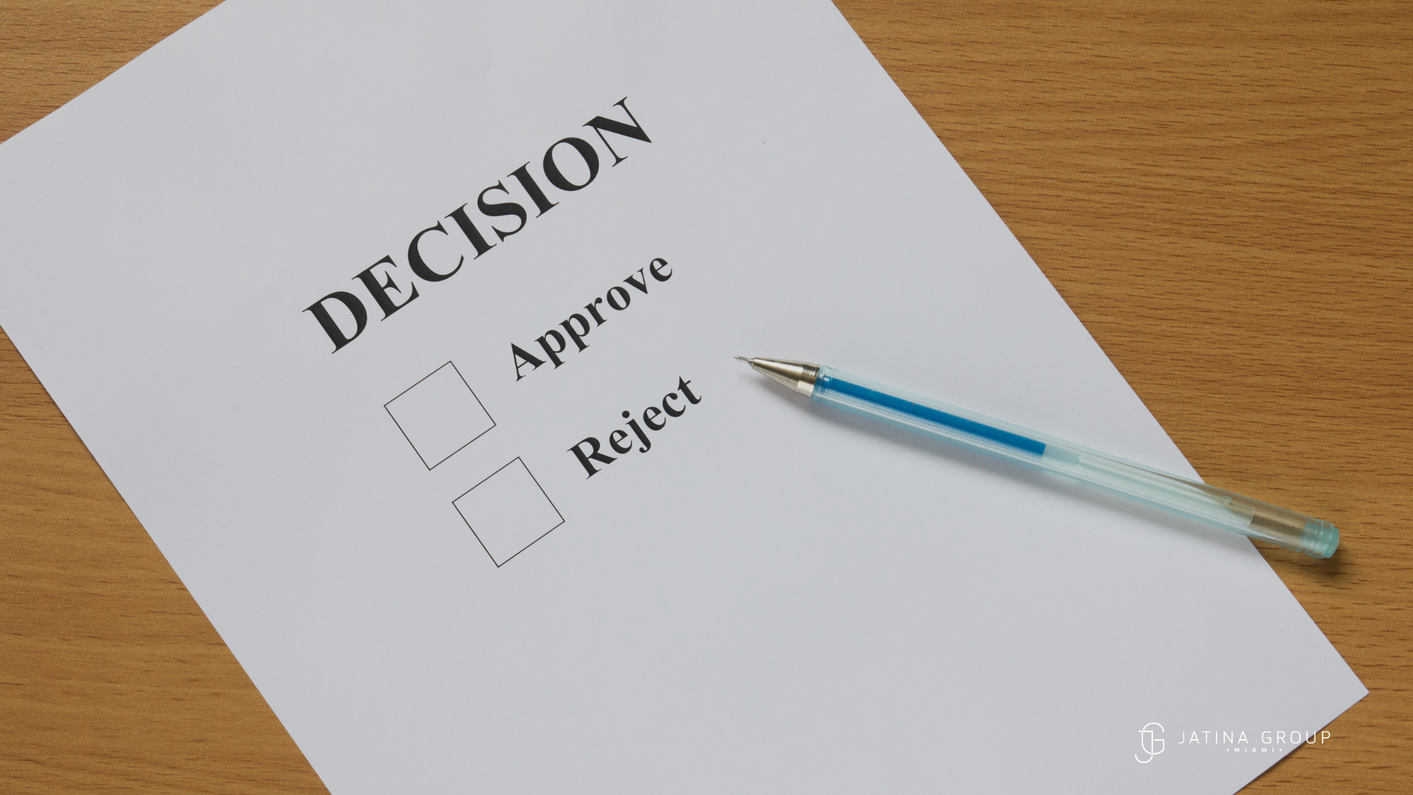 Simple Decision Checklist Miami