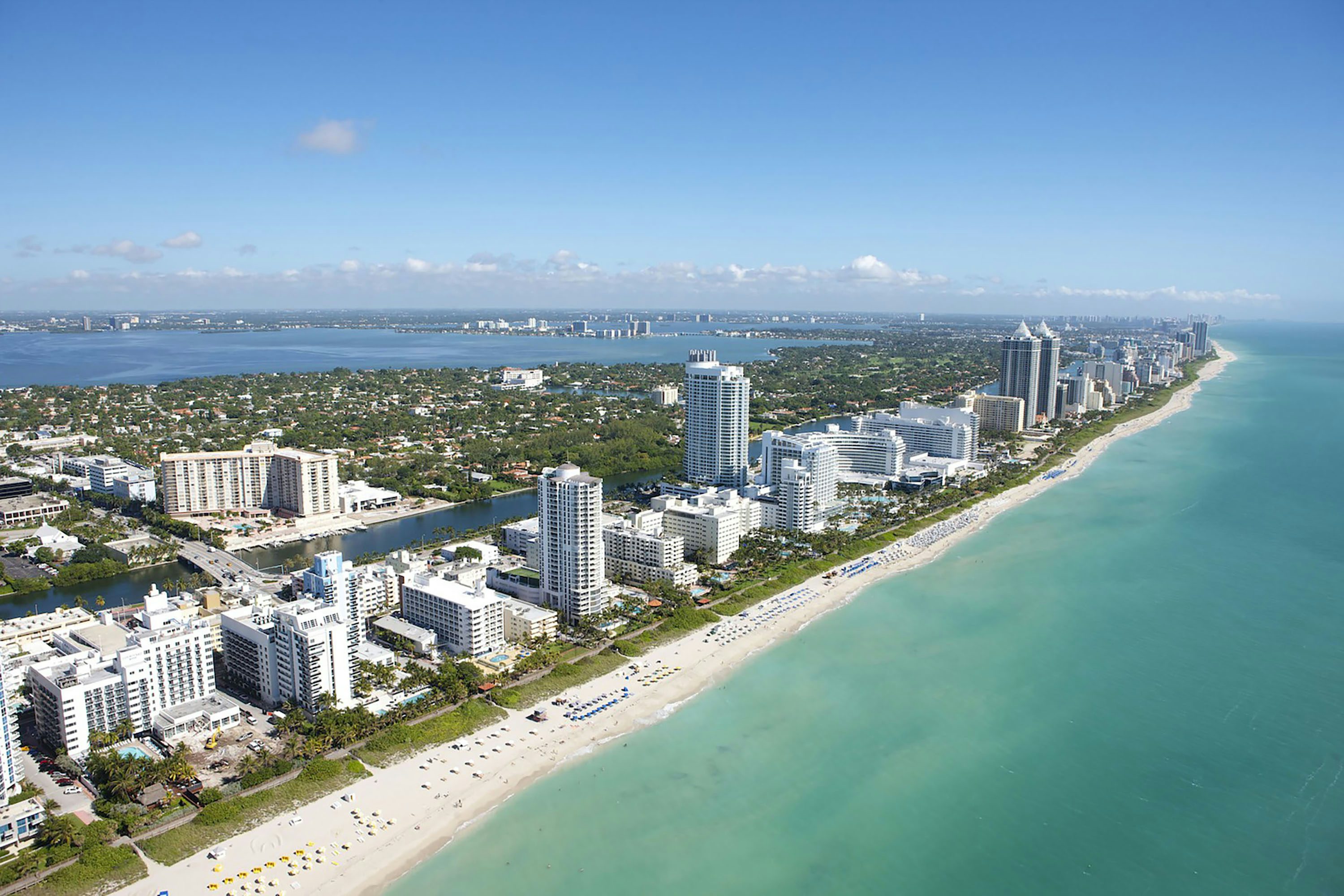 Aerial Miami Luxury Homes