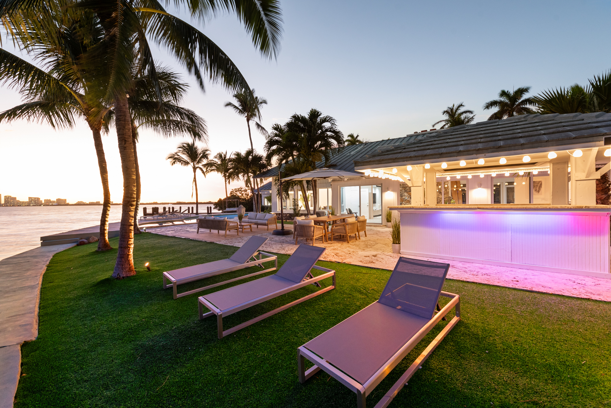 Private Villa Poolside Dining