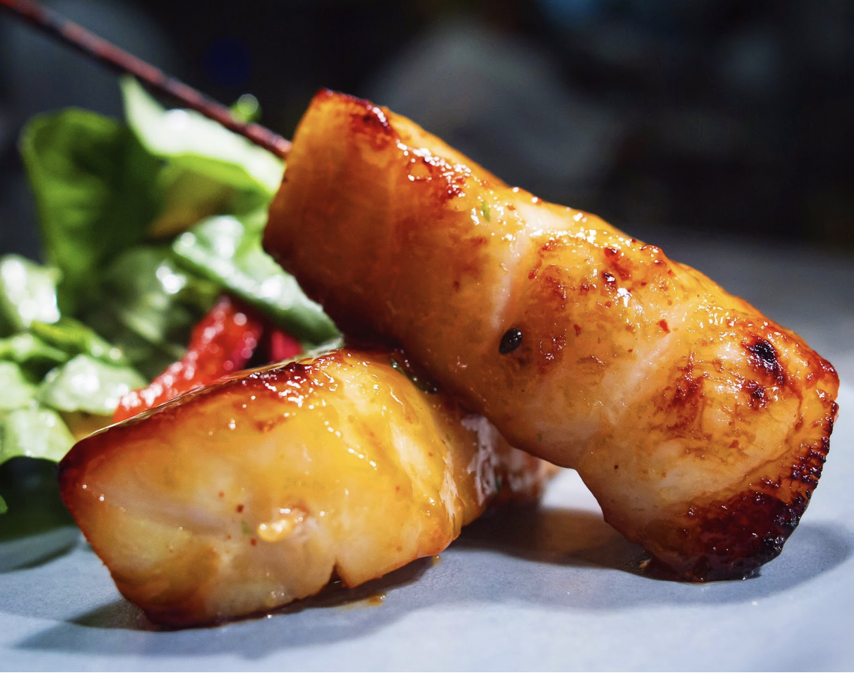 Komodo Miso Seabass Skewars