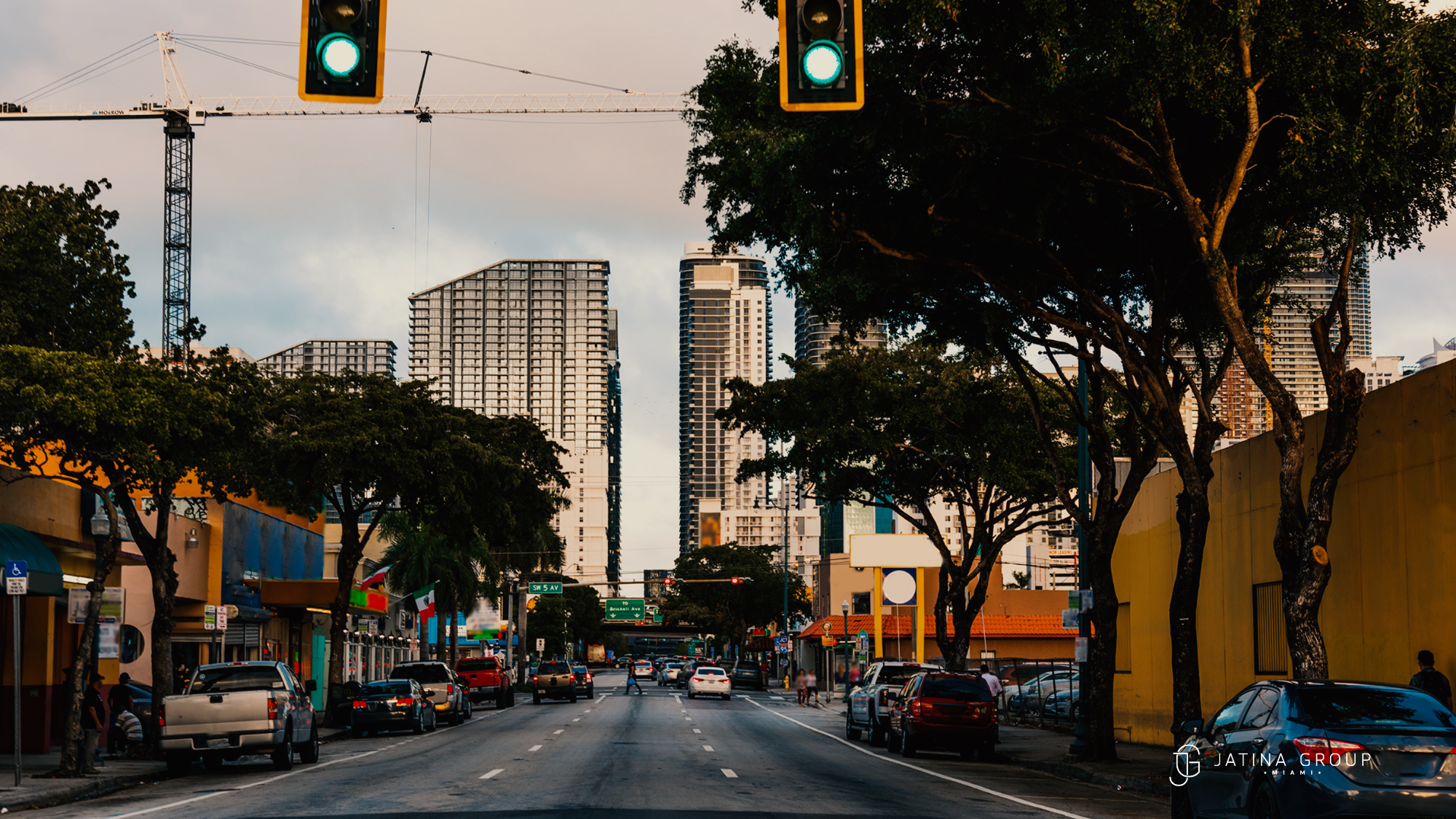 Calle Ocho Little Havana Night Scene