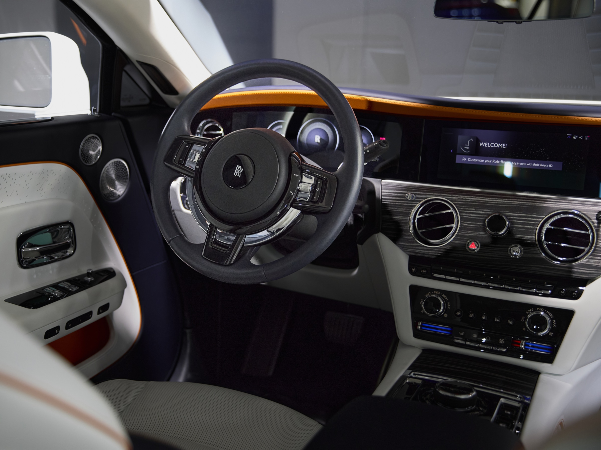 Miami White Rolls-Royce Spectre rental image #4