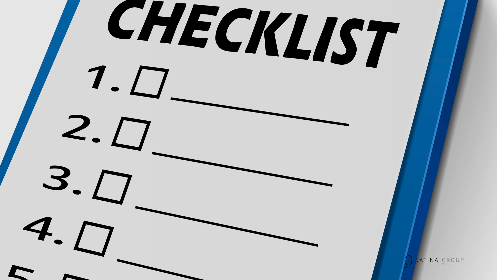 Pre Booking Checklist Miami Villas