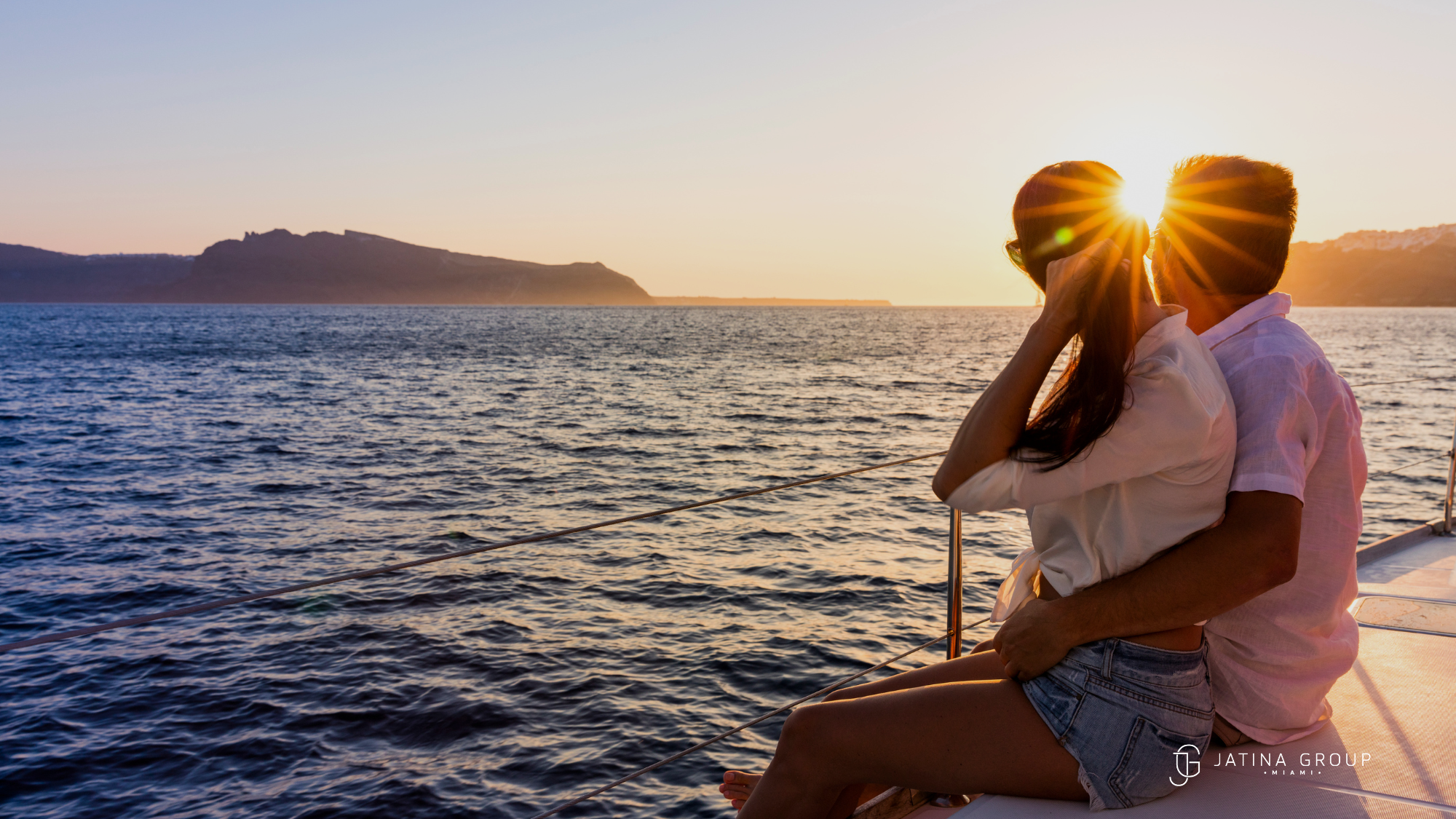 Miami Luxury Yacht Sunset