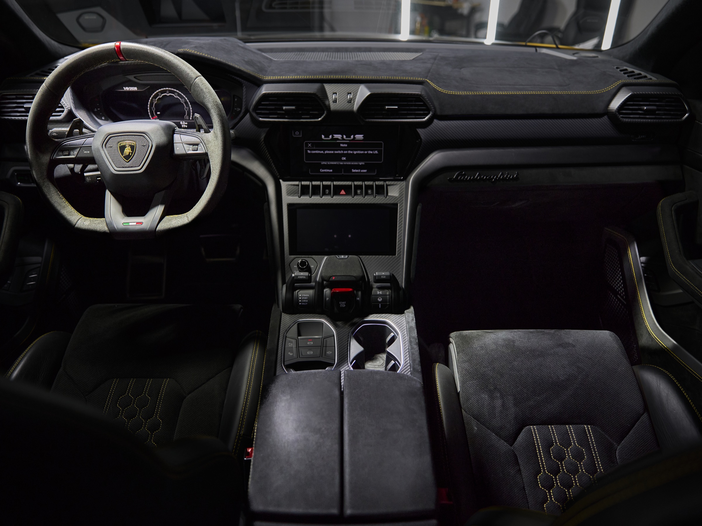 Miami Yellow Lamborghini Urus Performante rental image #4
