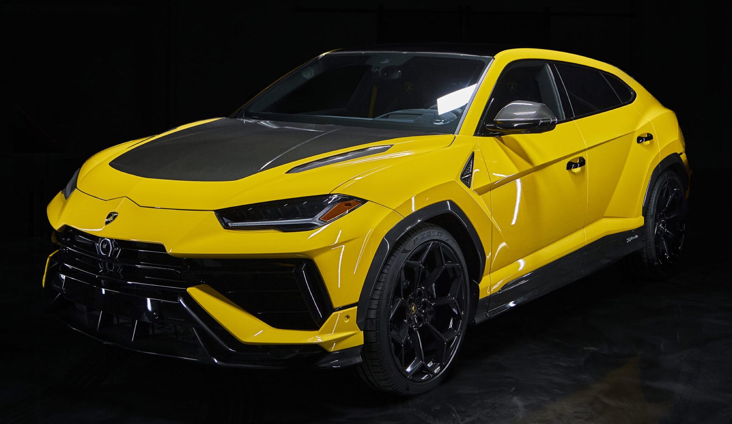 Yellow Lamborghini Urus Performante rental in Miami