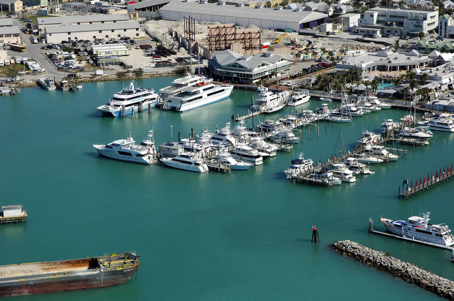 Key West Marina Aerial