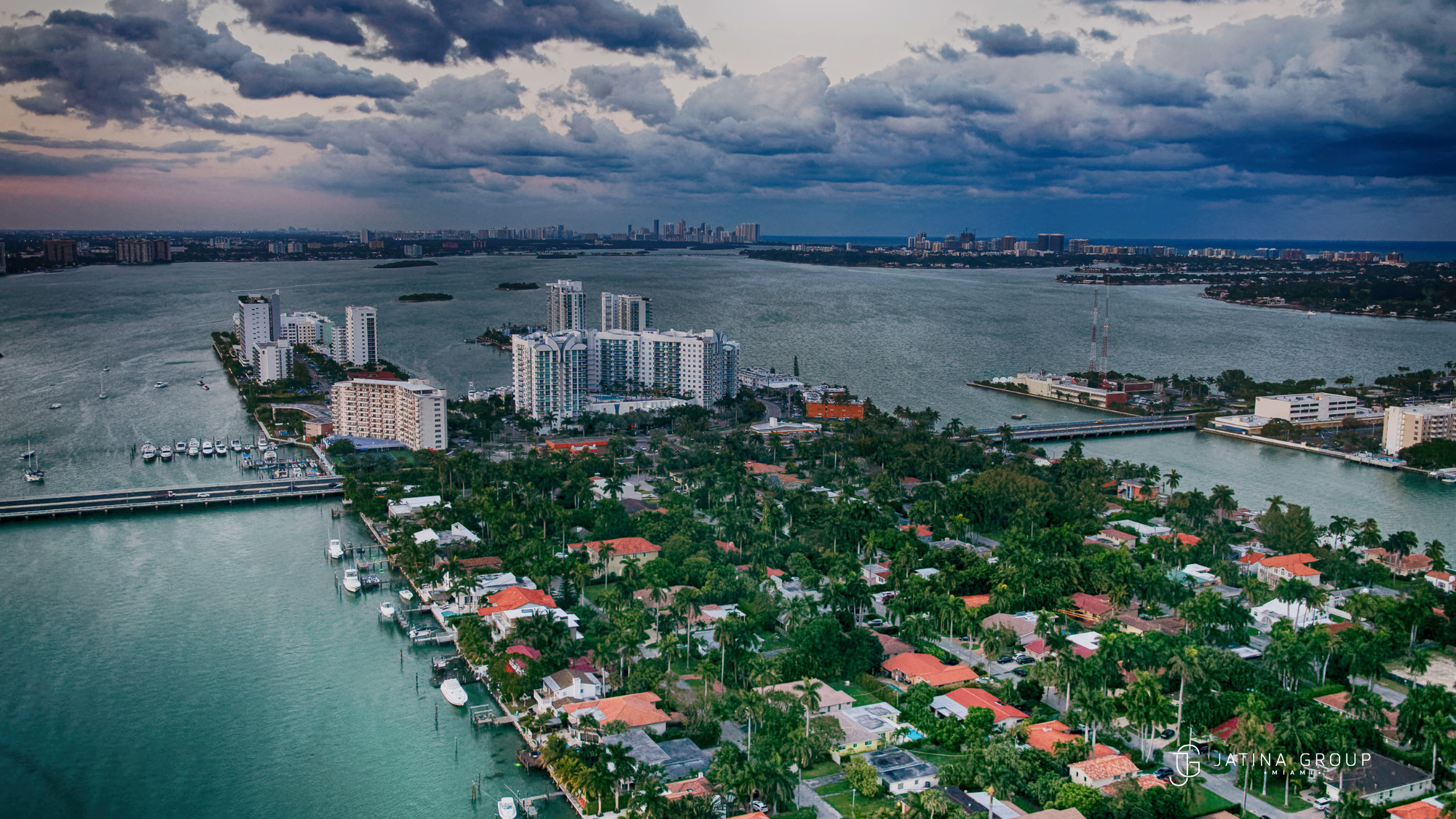 Miami Beach Luxury Villas Aerial View