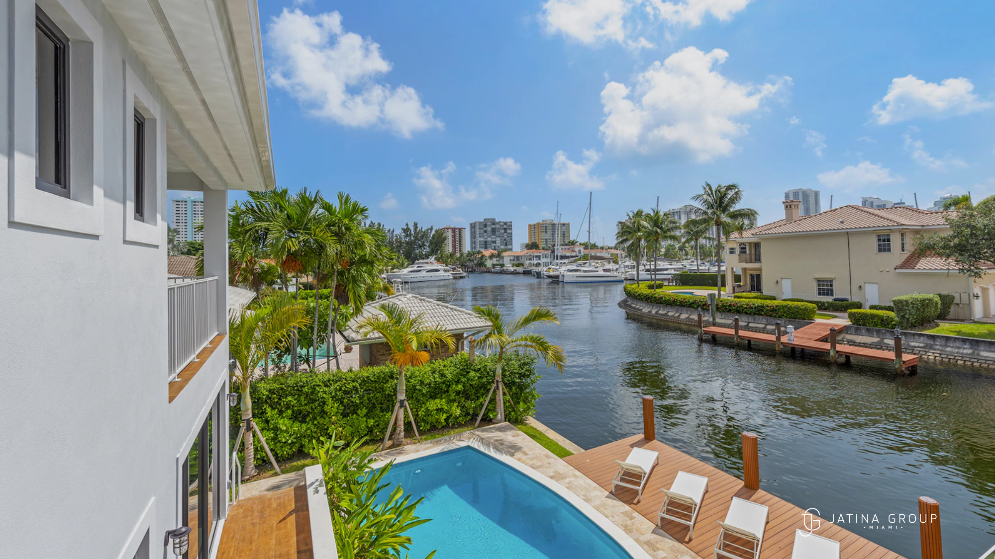 Luxury Villa Private Dock Yacht Charter Miami