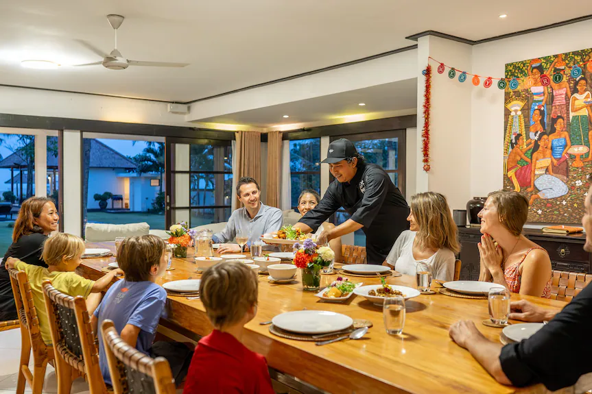 Family Dining Private Villa Miami