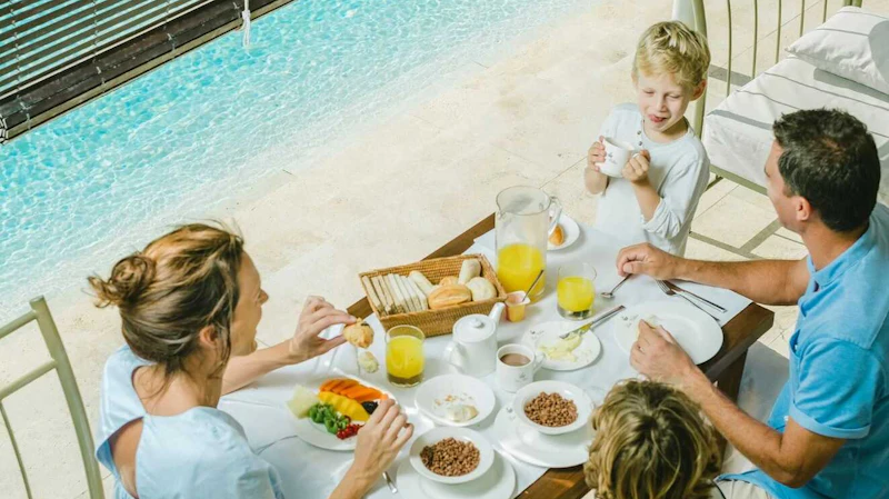 Miami Family Villa Breakfast