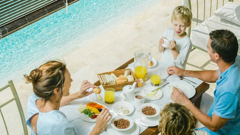 Miami Family Villa Breakfast