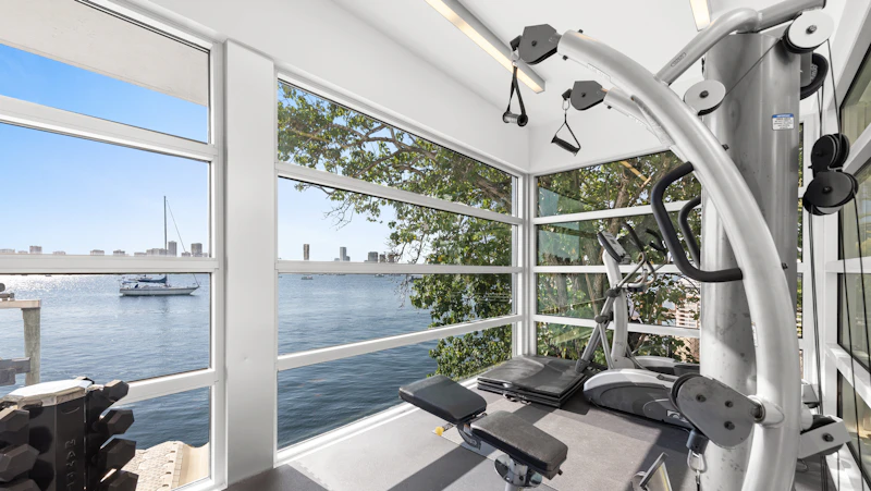 Miami Villa Gym Palm View