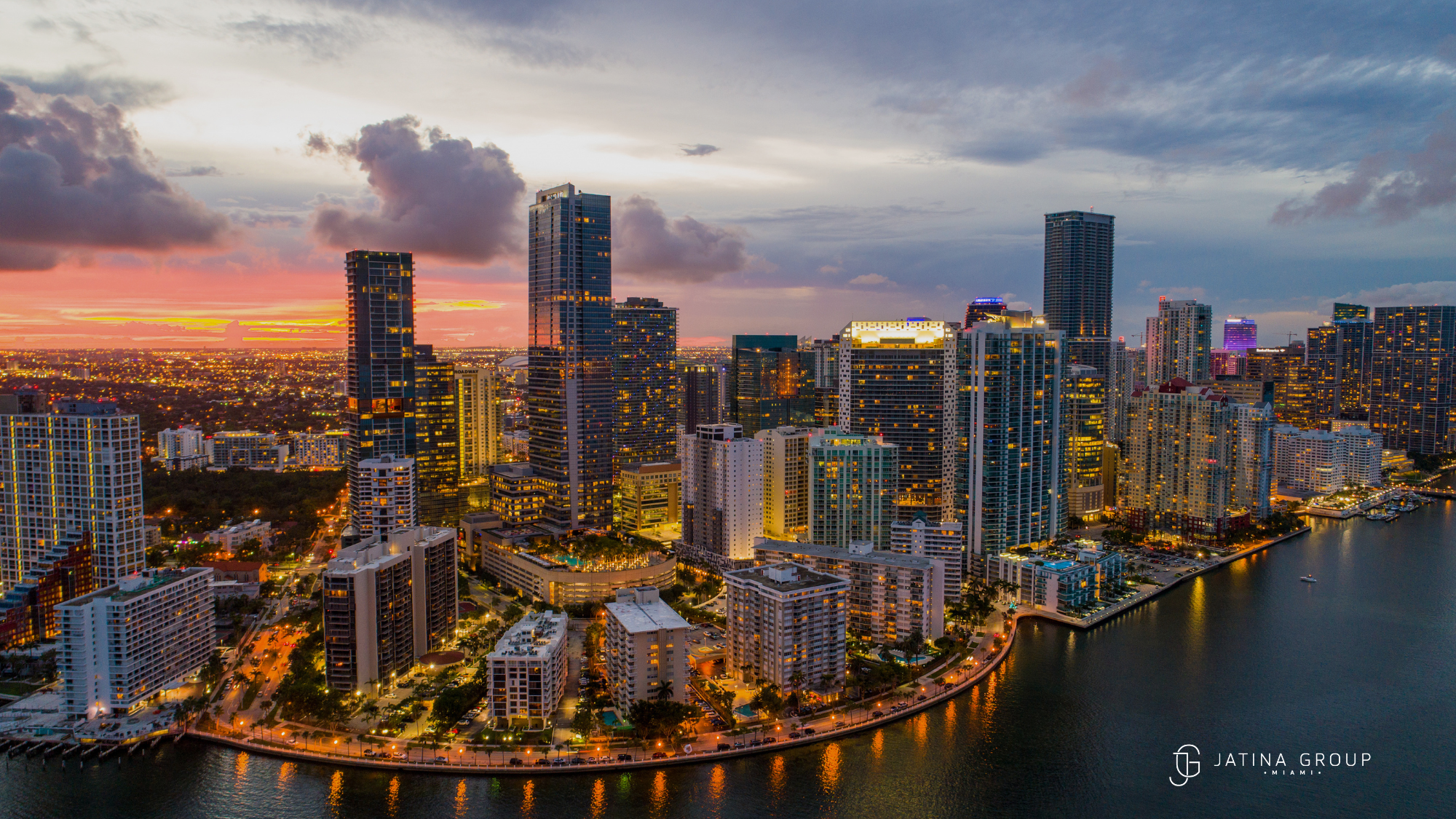 Brickell Miami Aerial