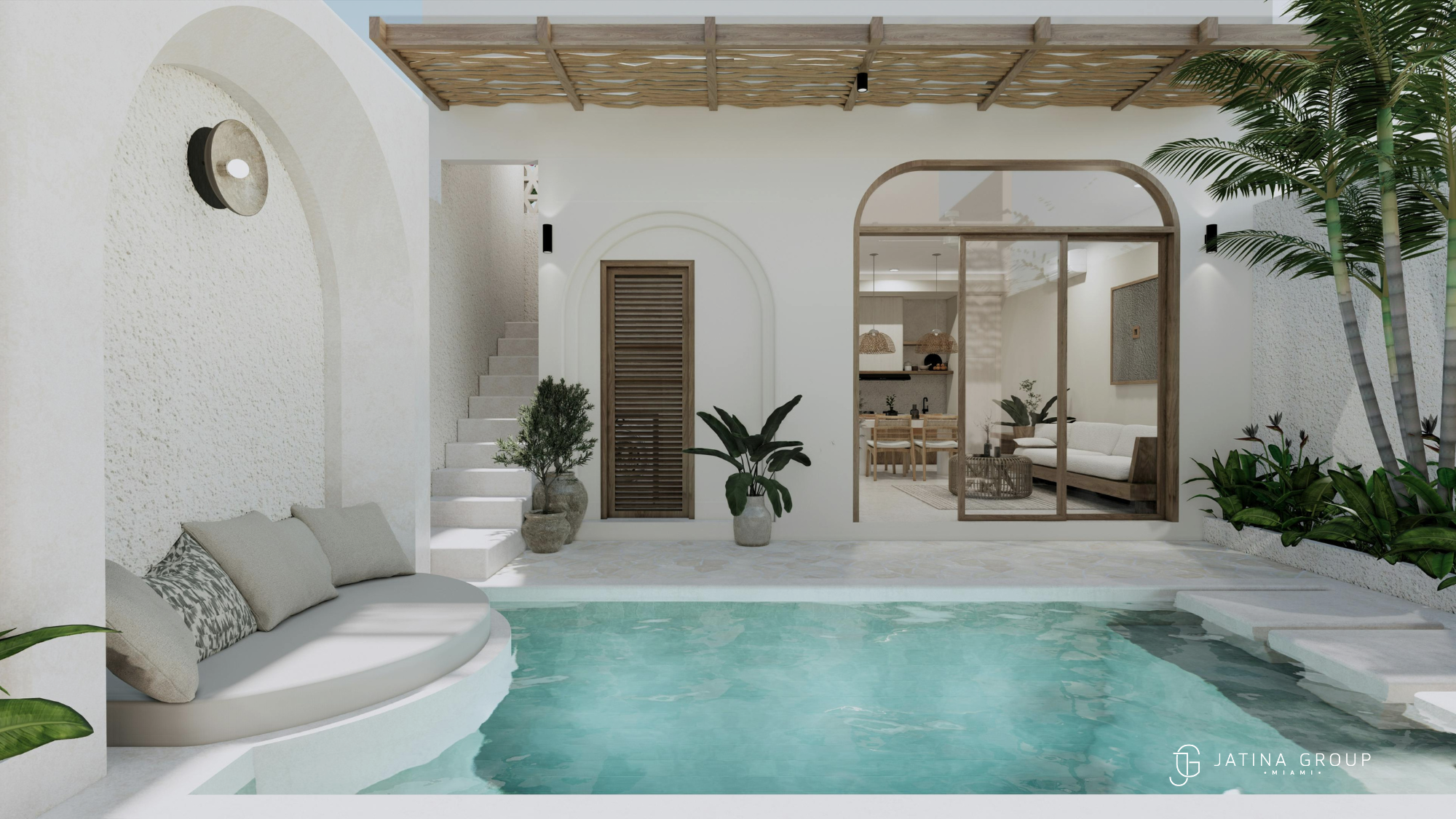 Miami Villa Living Area