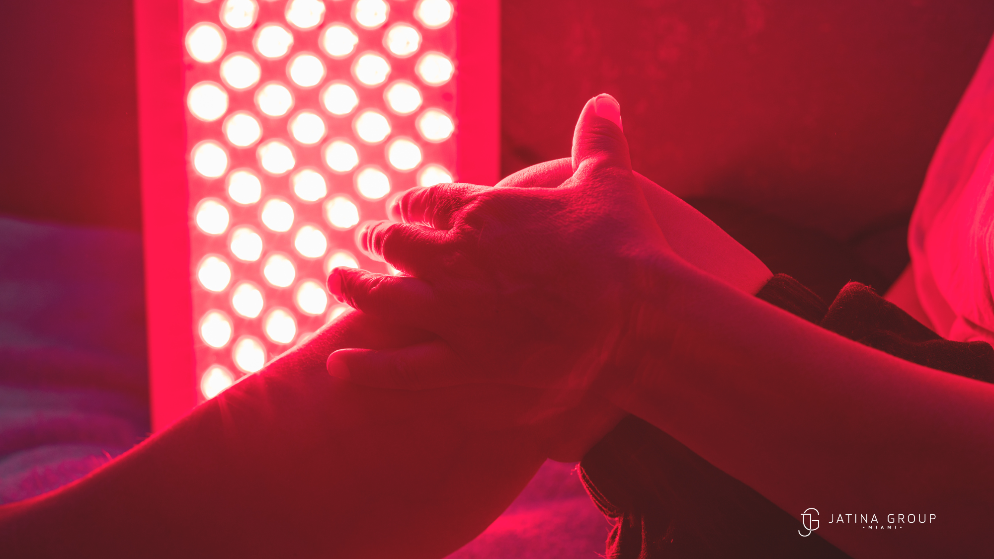 Wellness Miami Villa Red Light Therapy Panel Bedroom