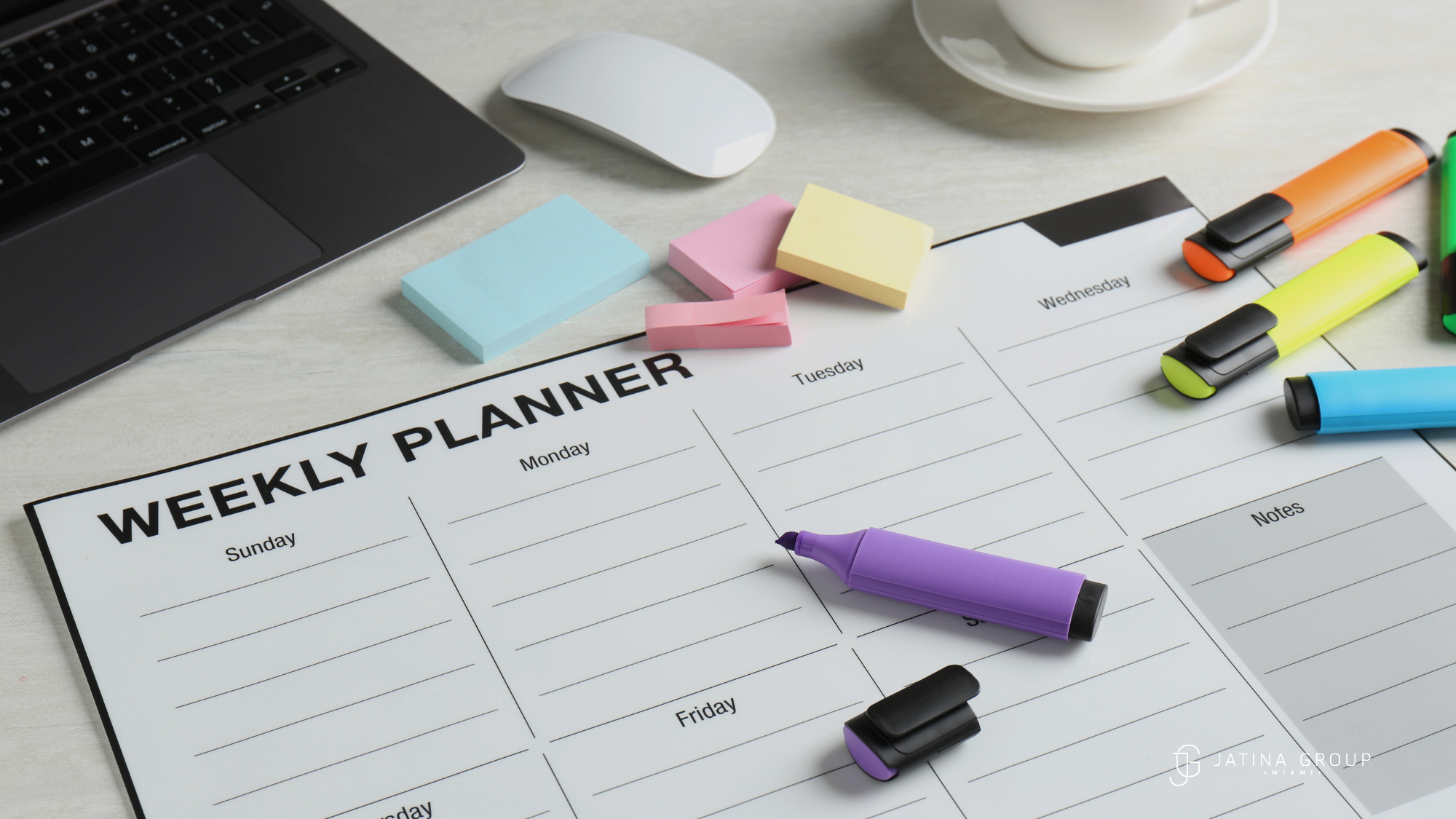 Sample Weekly Itinerary