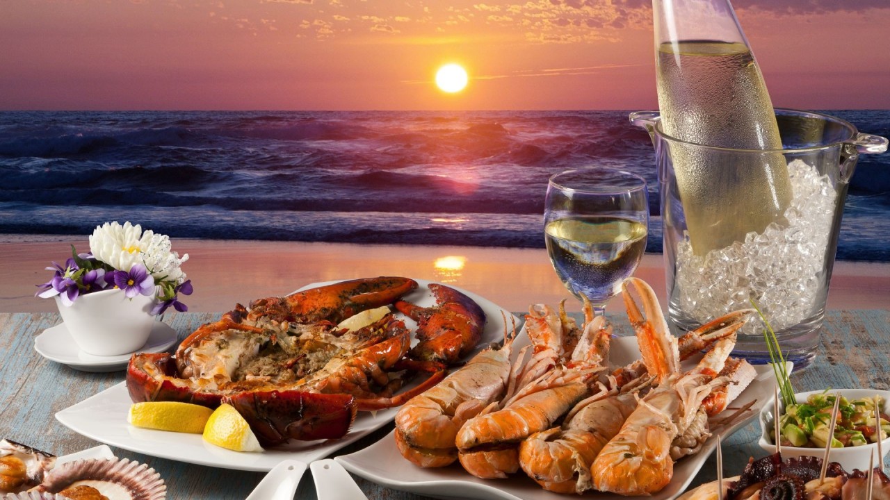 South Beach Seafood Festival Sunset