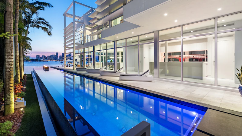 Infinity Pool Miami Skyline