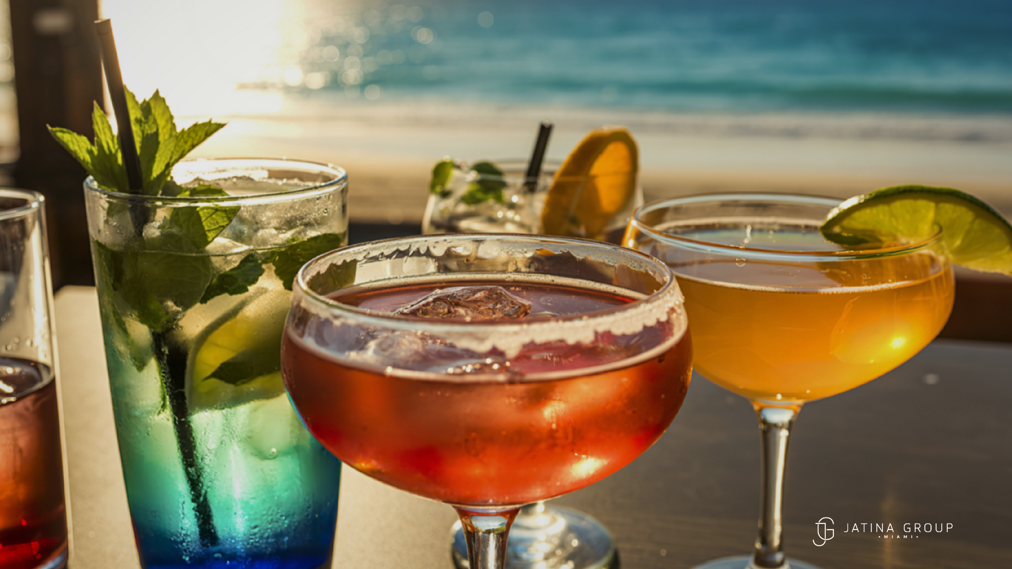 Tropical Cocktails South Beach