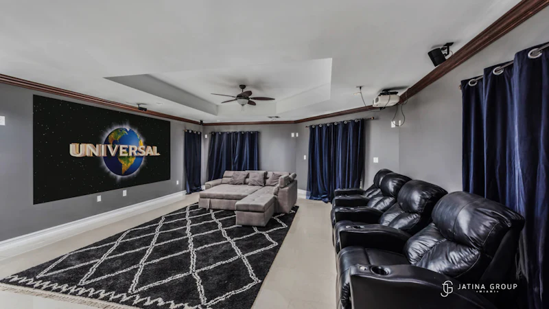 Miami Villa Movie Night