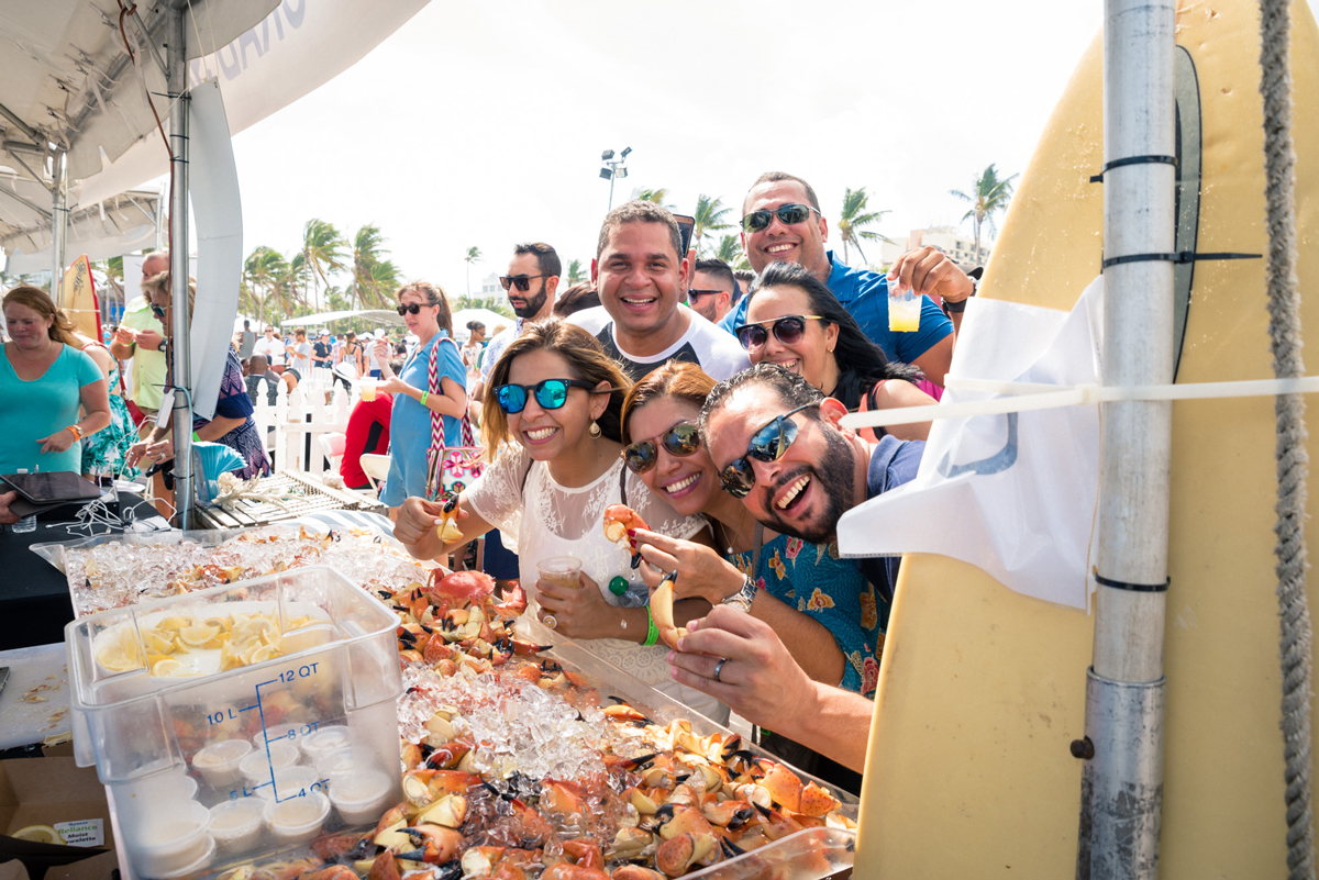 Guests South Beach Seafood Festival