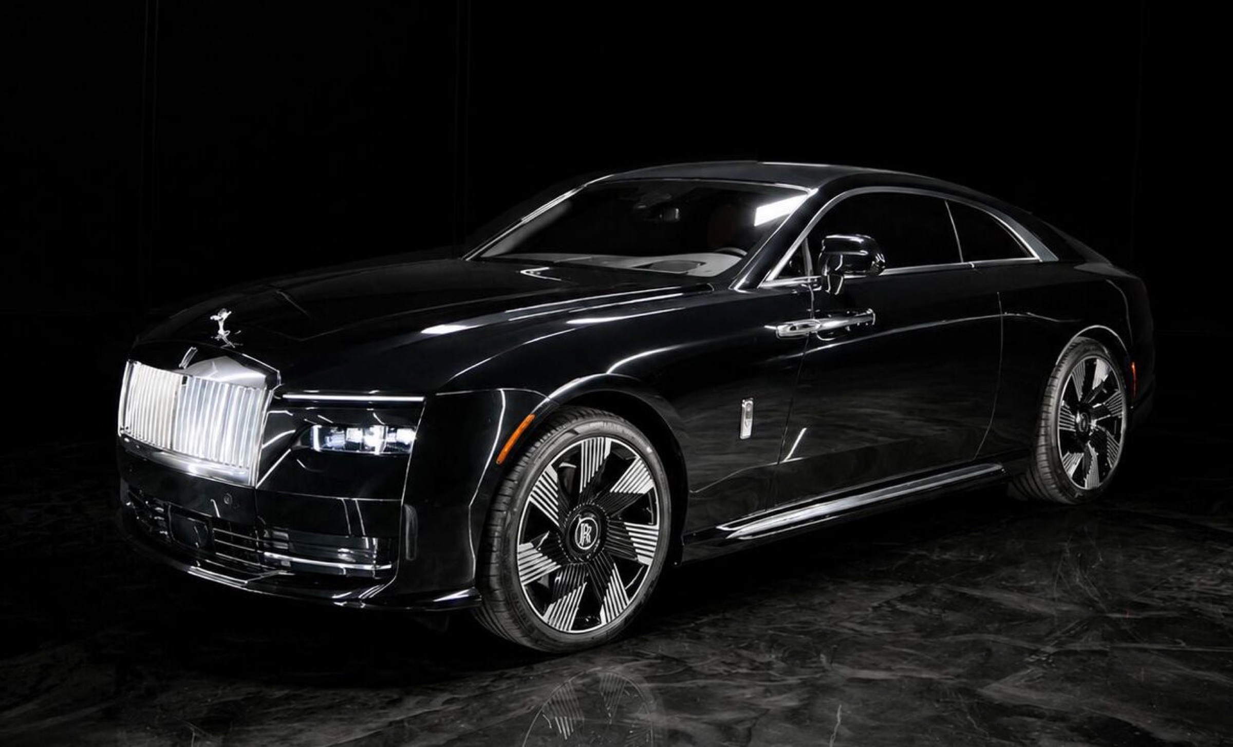 Black Rolls-Royce Spectre rental in Miami