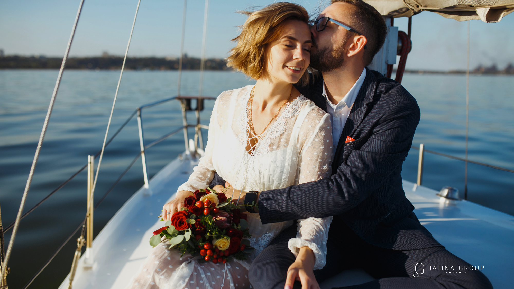 Sunset Proposal Private Yacht