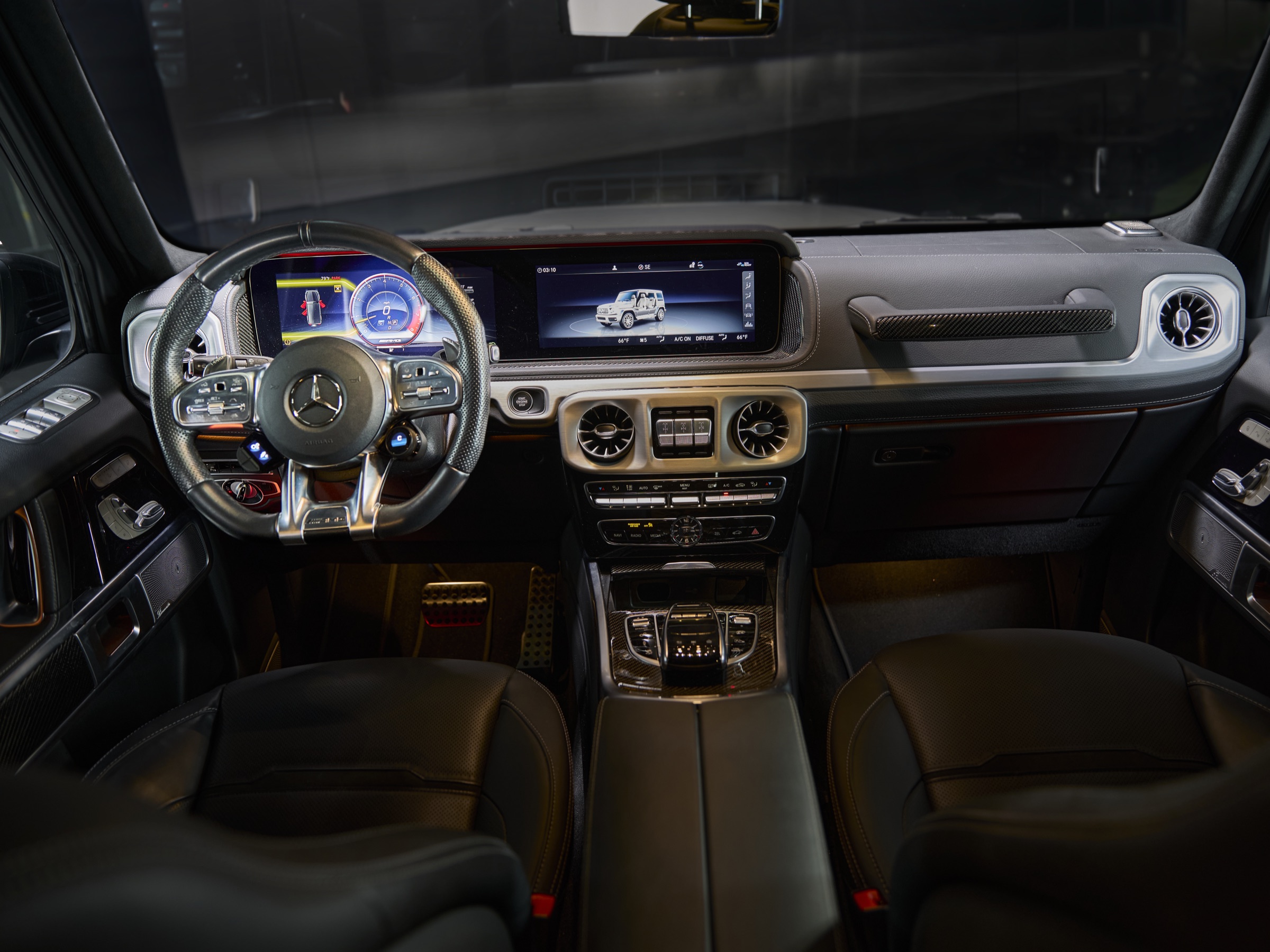 Miami Arabian Grey Mercedes-AMG G63 rental image #3