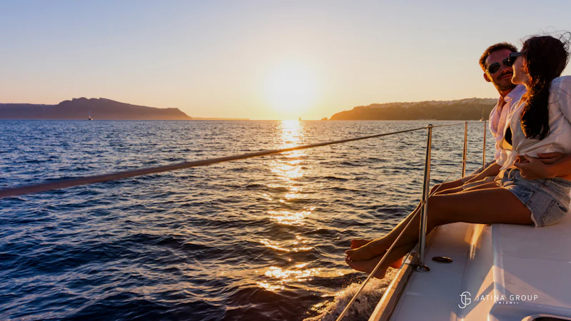 Romantic Miami Yacht Sunset