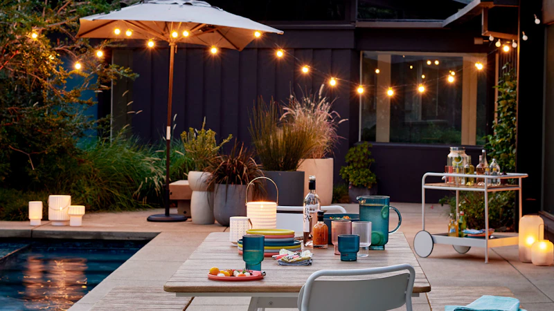 Miami Villa Dining Setup Png